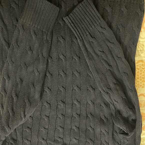 Polo Ralph Lauren Dark Blue Cable Knit Sweater - Picture 4 of 6